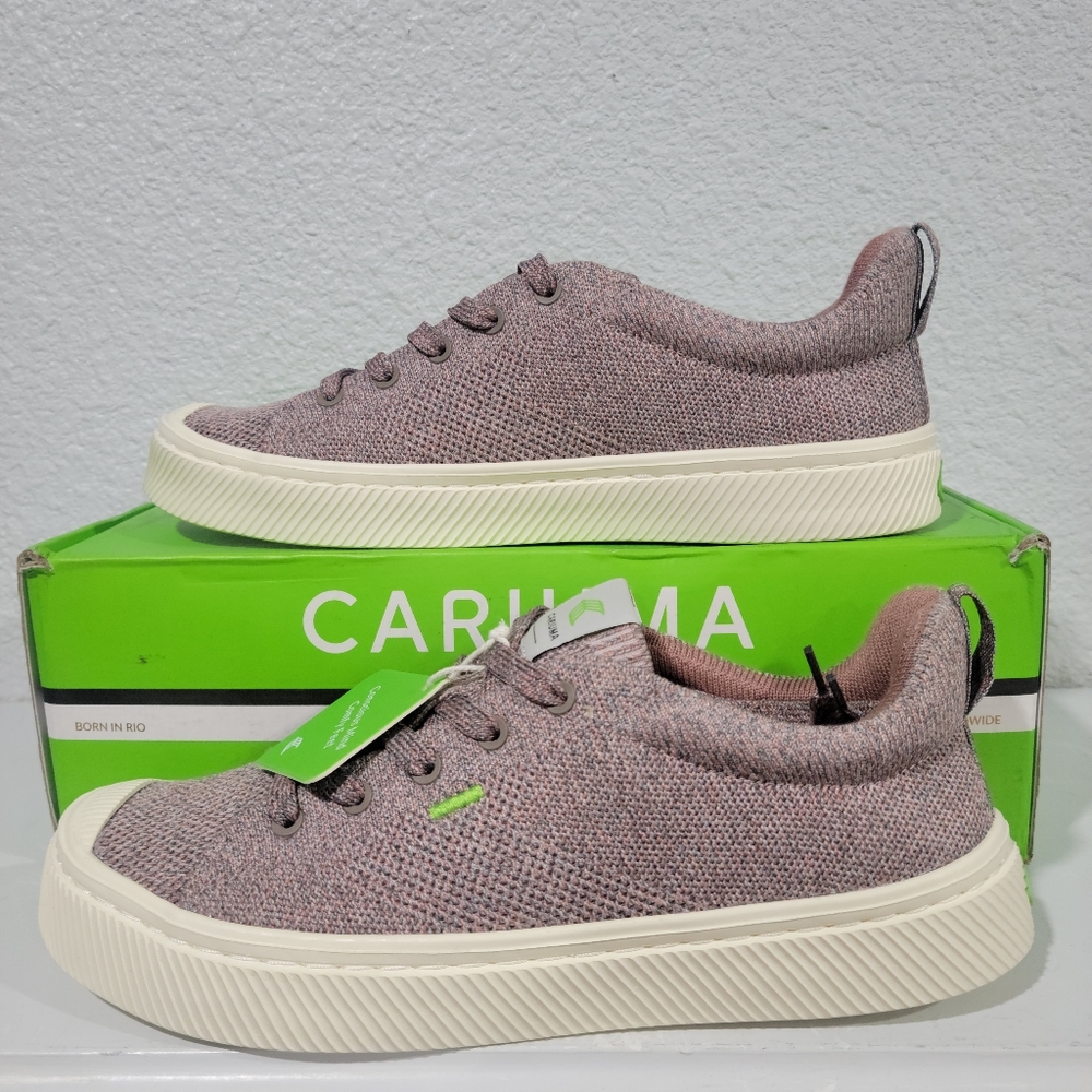 NIB Cariuma  IBI Low Stone Blush Knit  8 Woman